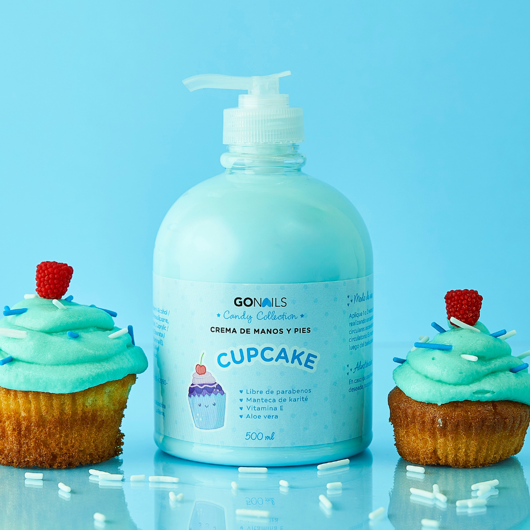 Crema de Manos y Pies - Cupcake 500 ml