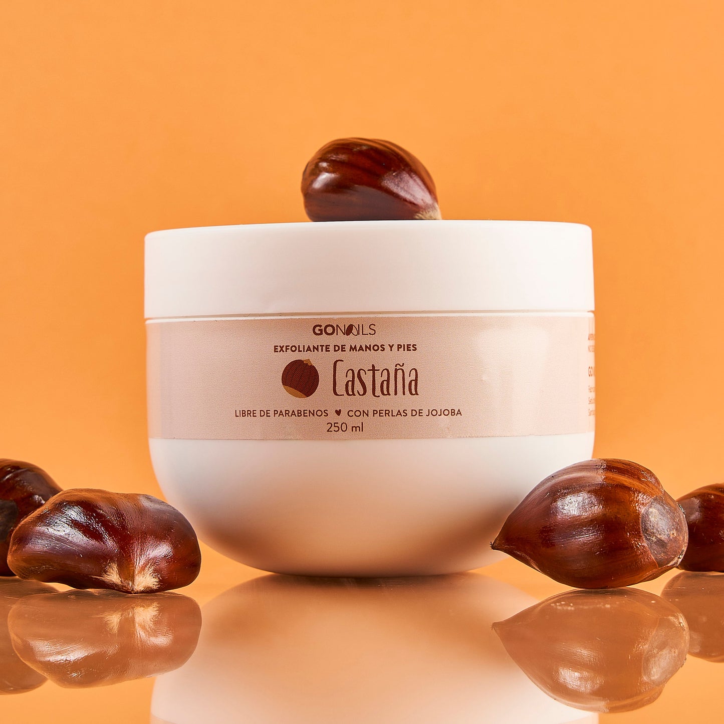 Exfoliante de Manos y Pies - Castaña 250 ml