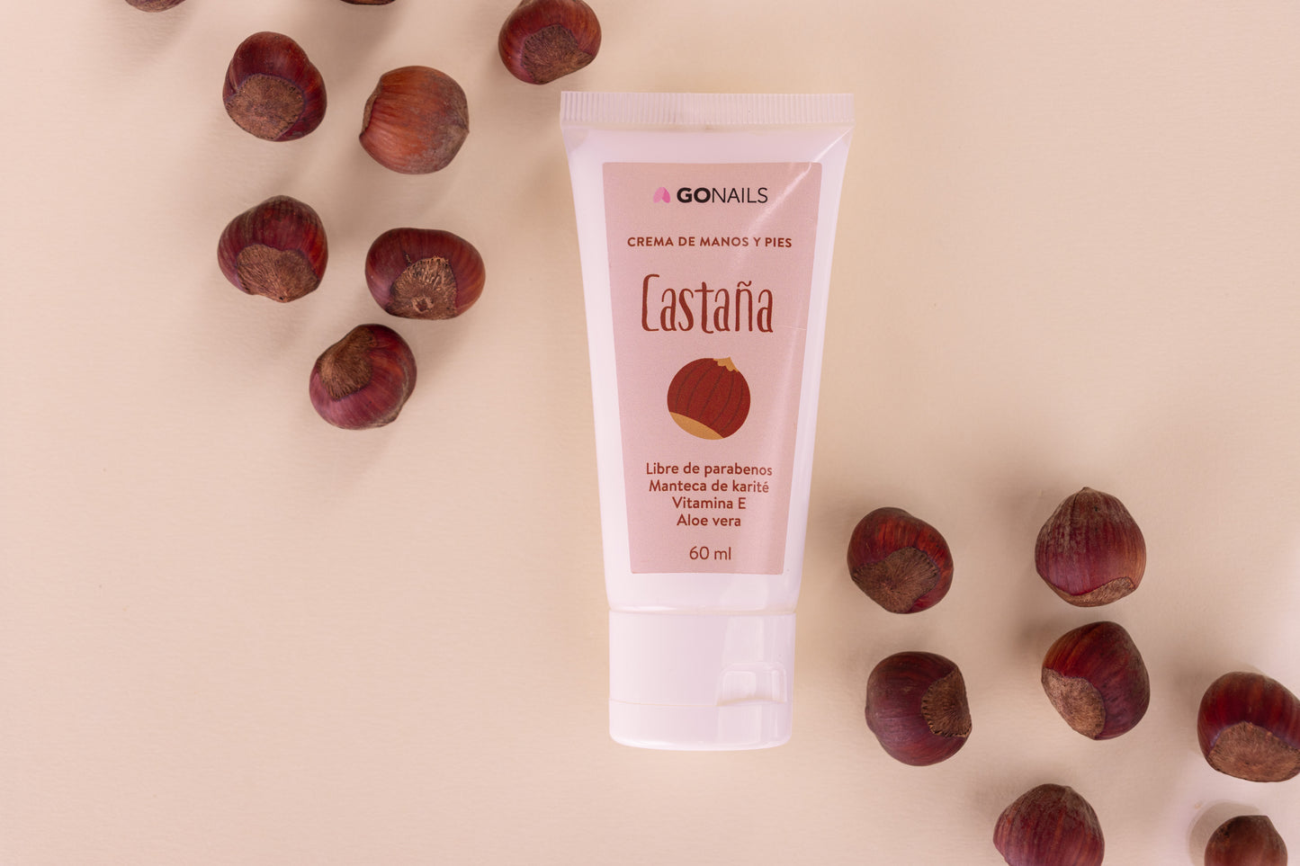 Crema de Manos y Pies - Castaña 60 ml