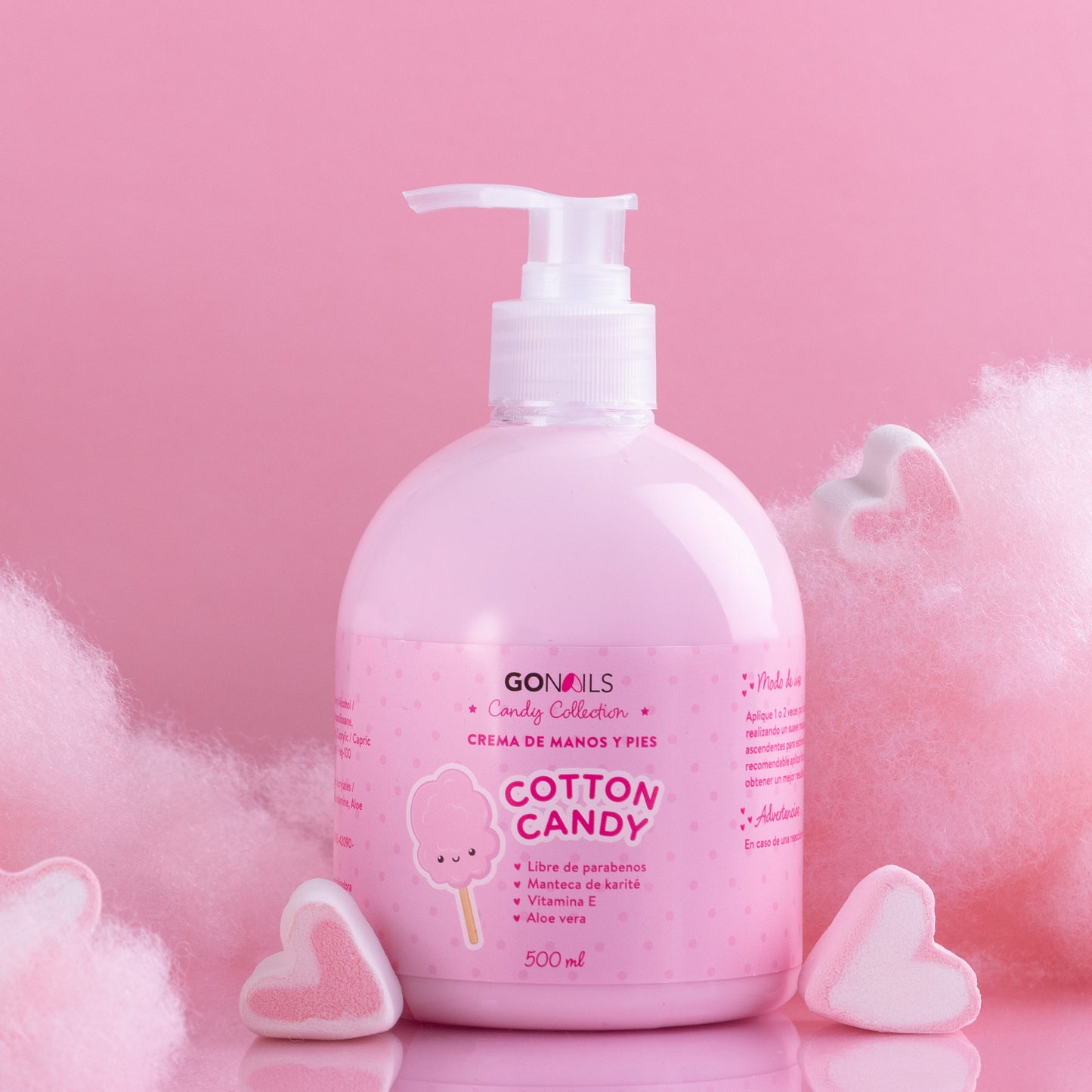 Crema de Manos y Pies - Cotton Candy 500 ml