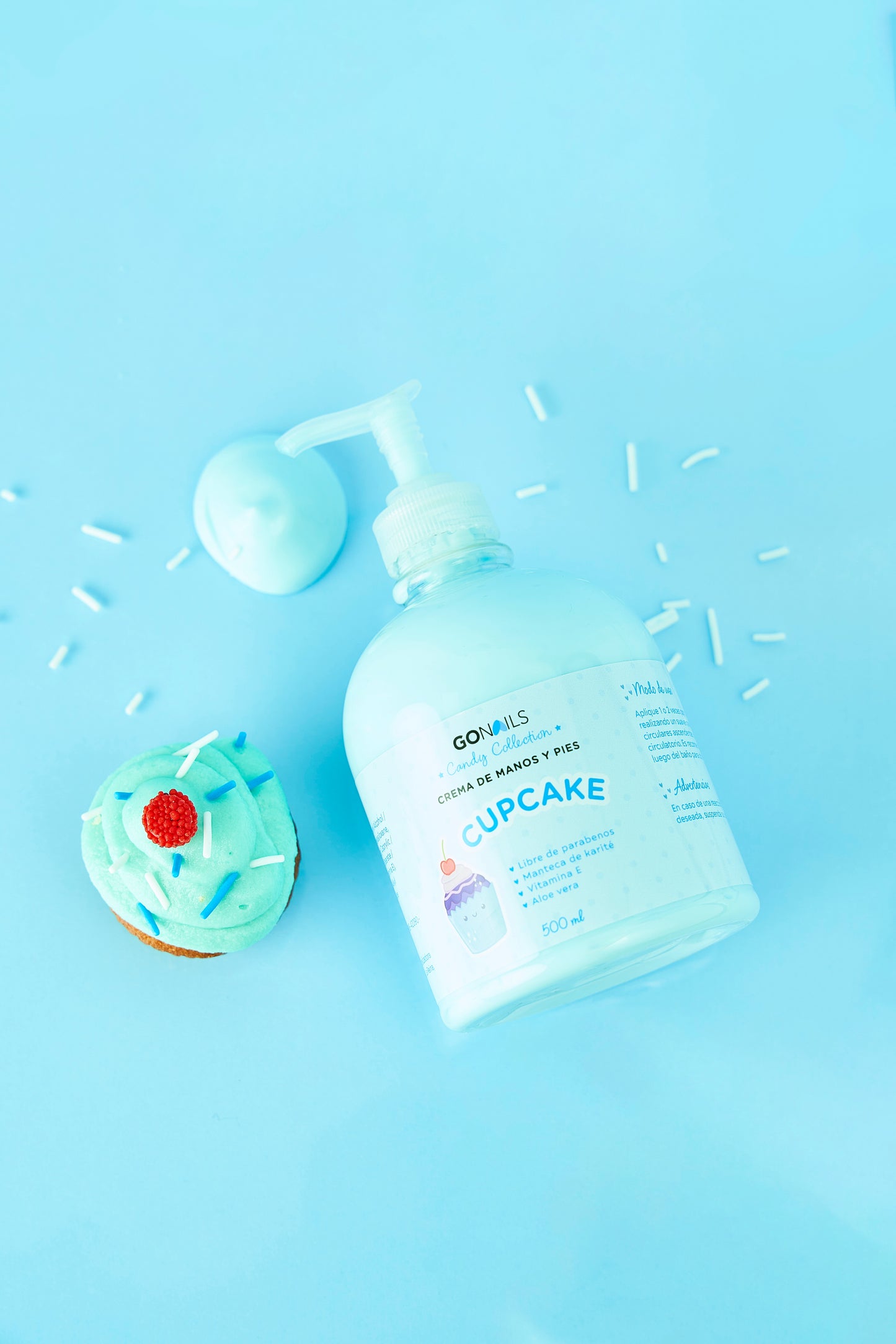 Crema de Manos y Pies - Cupcake 500 ml