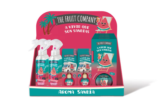 Exhibidor con 26 productos Sandía The Fruit Company