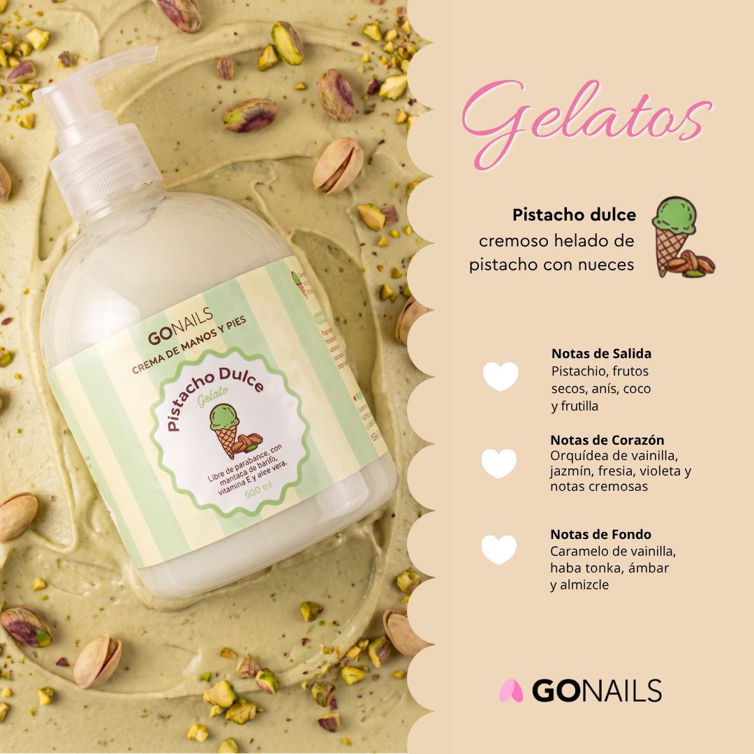 Crema de Manos y Pies - Pistacho Dulce 500 ml