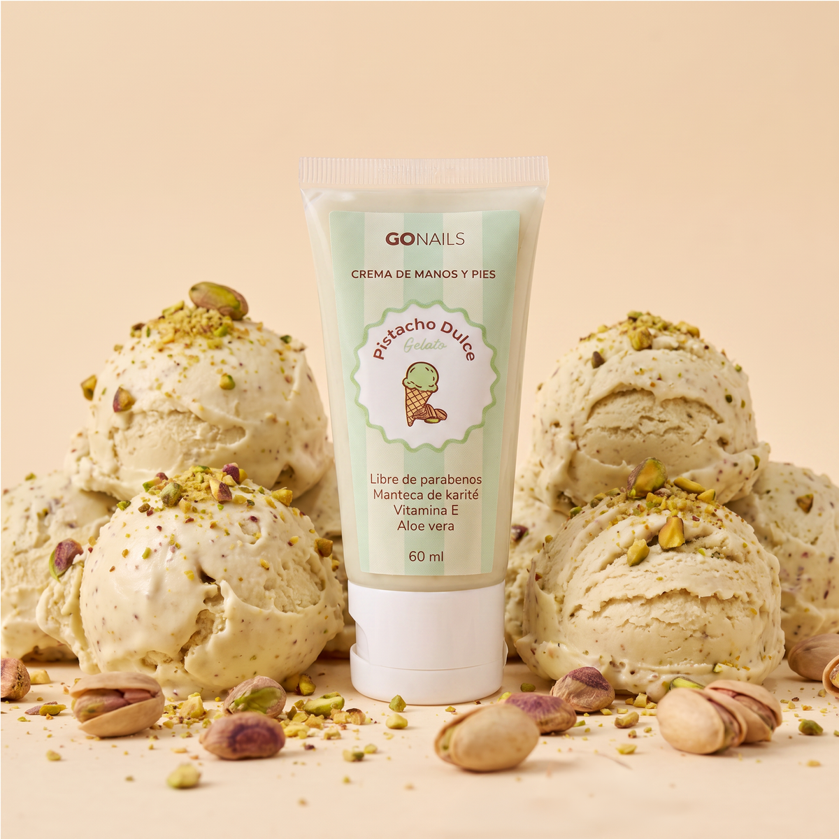 Crema de Manos y Pies - Pistacho Dulce 60 ml