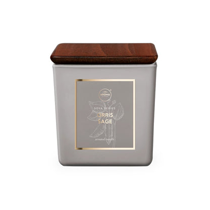 Vela Premium Square · Salvia de Lirio 155gr