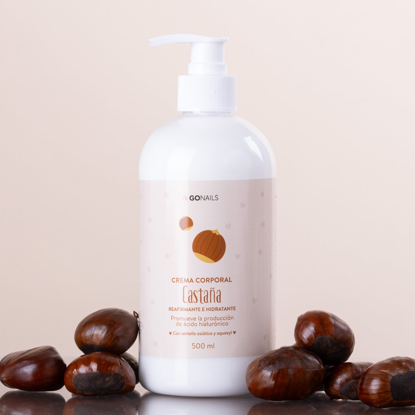 Crema de Cuerpo Reafirmante e Hidratante - Castañas