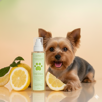 Fragancia Para Mascotas Elimina Olores - Limón Verbena 250 ml