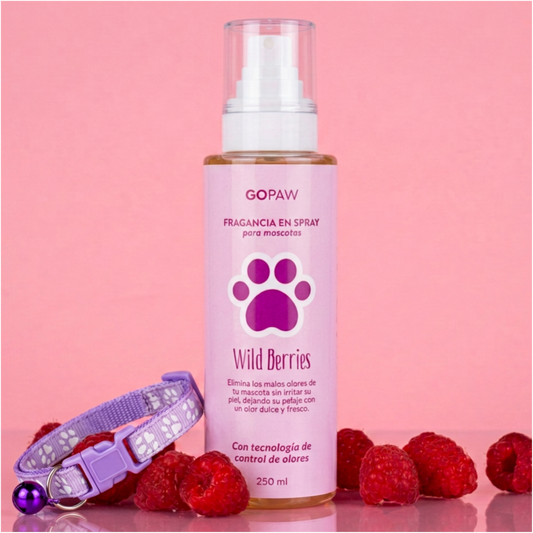 Fragancia Para Mascotas Elimina Olores - Wild Berries 250 ml