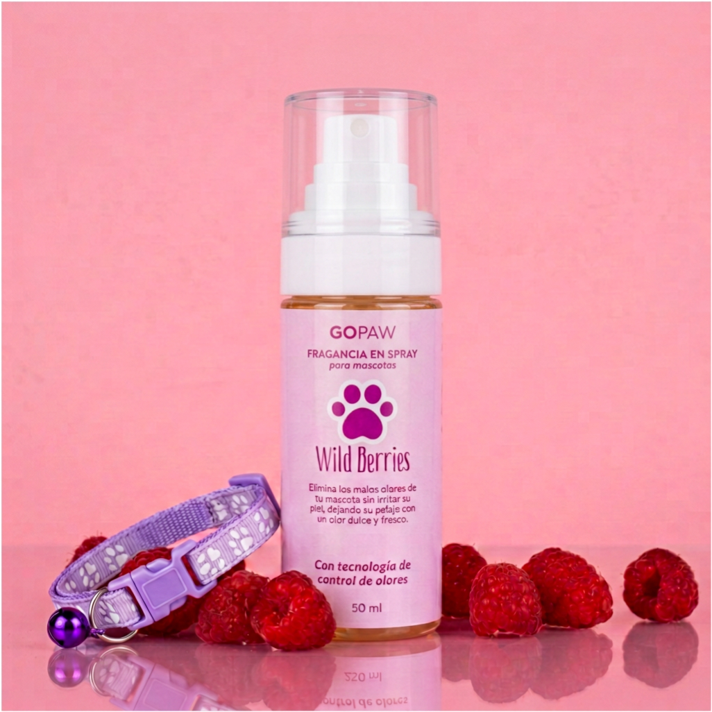 Fragancia Para Mascotas Elimina Olores - Wild Berries 50 ml
