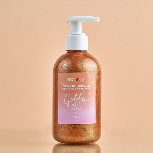 Crema Gel Shimmer - Hidratante Corporal con Brillos Golden Hour