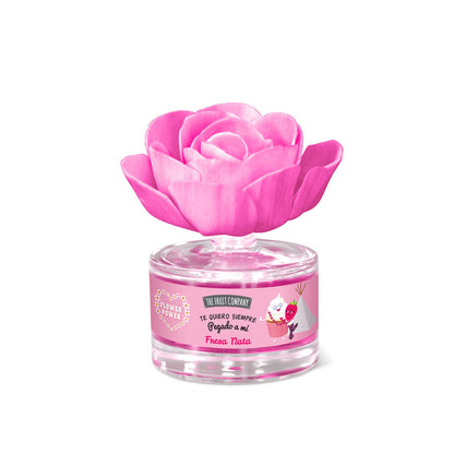 Flor Perfumada Fresa Nata The Fruit Company frasco