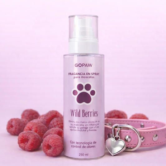 Fragancia Para Mascotas Elimina Olores - Wild Berries 250 ml