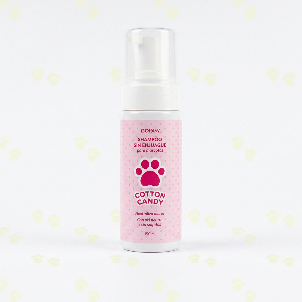 Shampoo sin Enjuague para Mascotas — Cotton Candy · 150 ml