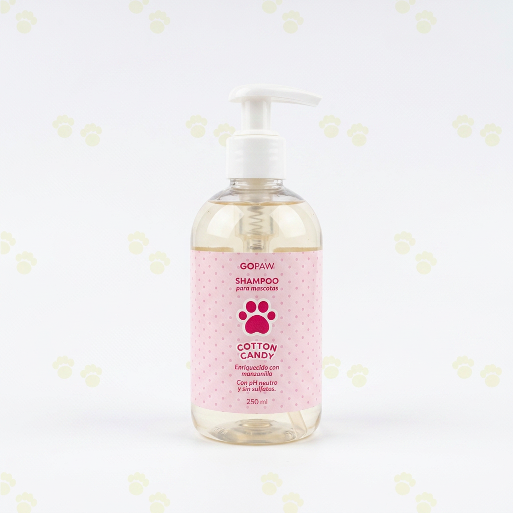 Shampoo sin Sulfatos para Mascotas — Cotton Candy · 250 ml