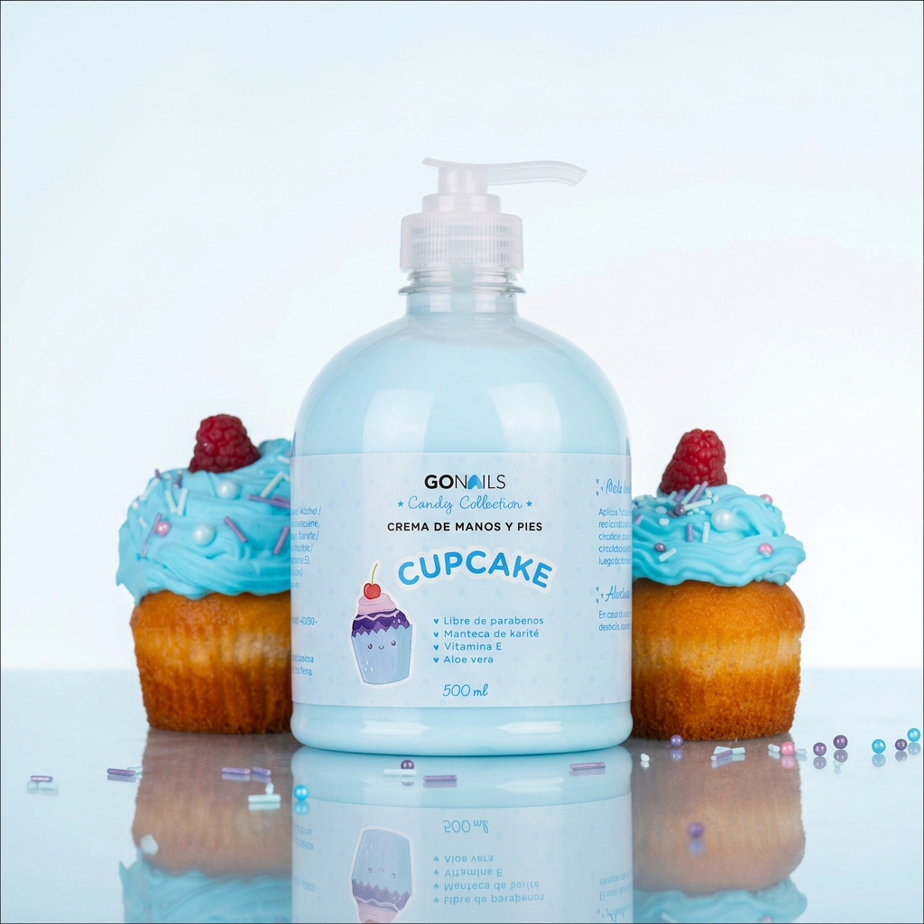 Crema de Manos y Pies - Cupcake 500 ml