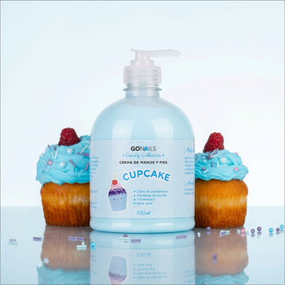 Crema de Manos y Pies - Cupcake 500 ml